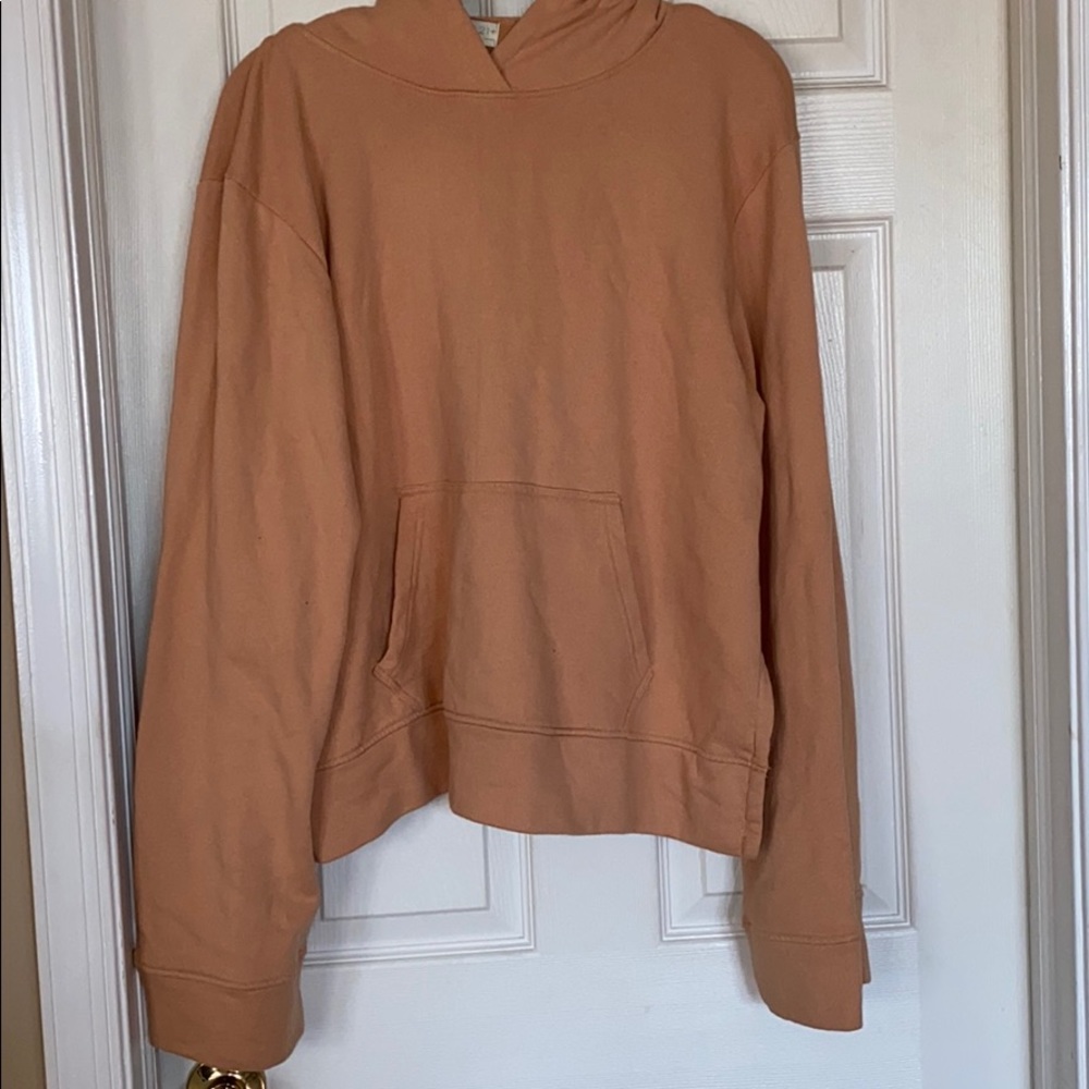 Peach hoodie